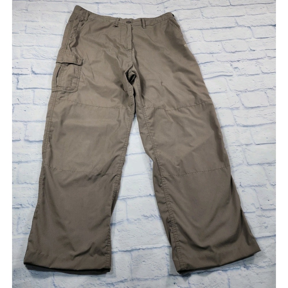 Craghoppers WOMENS SIZE 12 Kiwi Tan Cargo Pocket Hiking Pants Outdoor